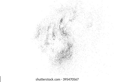 Abstract grainy texture isolated on white background. Flat design element. Vector illustration,eps 10.