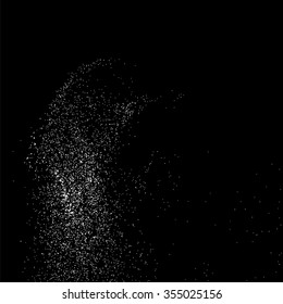 Abstract grainy texture on a black background.. Flat design element. Vector illustration,eps 10.