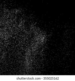 Abstract grainy texture on a black background. Flat design element. Vector illustration,eps 10.