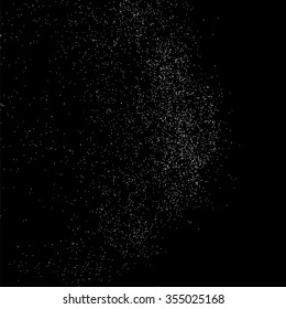 Abstract grainy texture on a black background.. Flat design element. Vector illustration,eps 10.