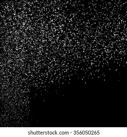 Abstract grainy texture on a black background.. Flat design element. Vector illustration,eps 10.