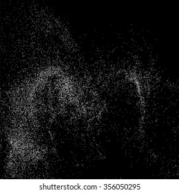 Abstract grainy texture on a black background.. Flat design element. Vector illustration,eps 10.