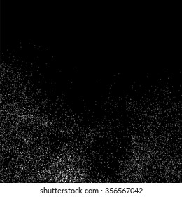 Abstract grainy texture on a black background. Flat design element. Vector illustration,eps 10.
