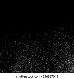 Abstract grainy texture on a black background. Flat design element. Vector illustration,eps 10.
