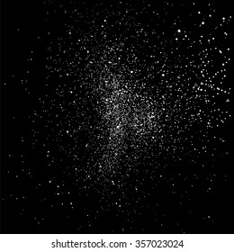 Abstract grainy texture on a black background. Flat design element. Vector illustration,eps 10.