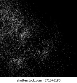 Abstract grainy texture on  black background. Flat design element. Vector illustration,eps 10.