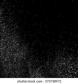 Abstract grainy texture on  black background. Vector illustration,eps 10.