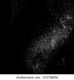Abstract grainy texture on  black background. Vector illustration,eps 10.