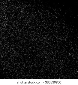 Abstract grainy texture on  black background. Flat design element. Vector illustration,eps 10.