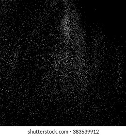 Abstract grainy texture on  black background. Flat design element. Vector illustration,eps 10.