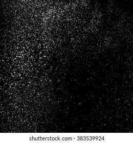 Abstract grainy texture on  black background. Flat design element. Vector illustration,eps 10.