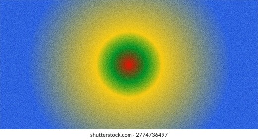 Abstract grainy texture with rainbow color gradients from red to blue. Aesthetic retro background with noise effects and artistic color spectrum.