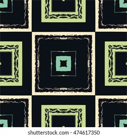 Abstract graphic background seamless pattern. Repeating grunge texture, vector illustration.