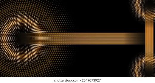 Abstract graphic background. Shaping the Digital Future