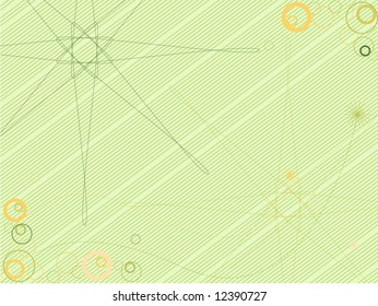 abstract graphic background with stripes and circles