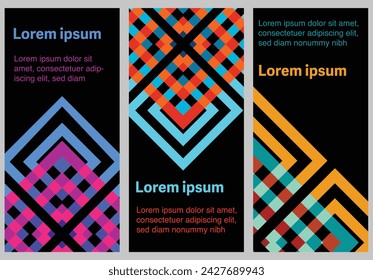 Fondo gráfico abstracto para su estilo! Los patrones inspirados en la armonía de formas y texturas darán vida a su diseño. Listo para imprimir para dar vida a su creatividad. 