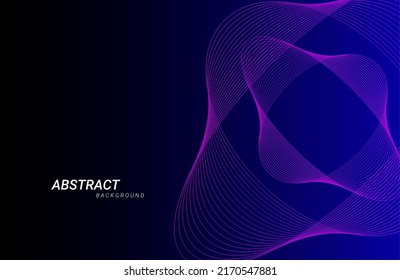 Abstract graphic composed of colorful element lines, vector illustration
