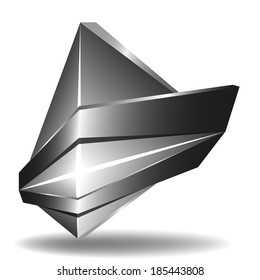 abstract graphic creative high-tech concept  symbol  3d template
