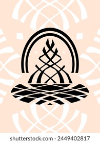Hintergrund eines abstrakten Grafikdesigns
