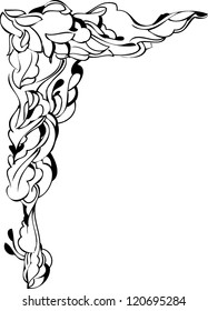 abstract graphic design in black and white