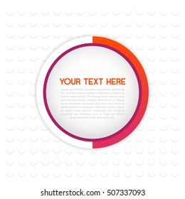 Abstract graphic design with copy space at center, drawing by hand vector and digital illustration created without reference image.