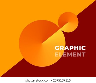 Abstract graphic design element . Geometric background concept