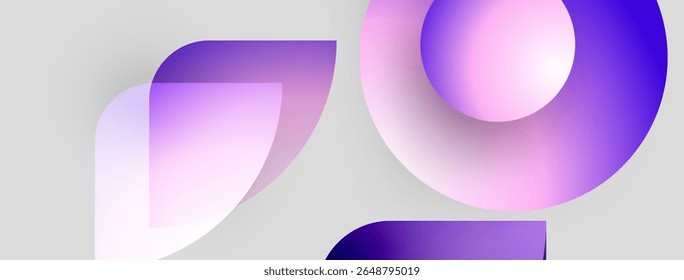 Abstract graphic design featuring numbers 7, 9. Gradient colors blend purple, pink, white. Modern aesthetic, simple composition.