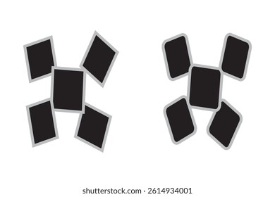 Abstract graphic design of overlapping squares.