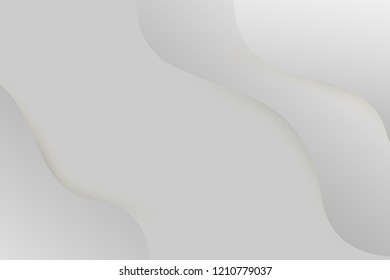 Abstract graphic design pattern grey color curve lines with 3D effect background wallpaper. 
