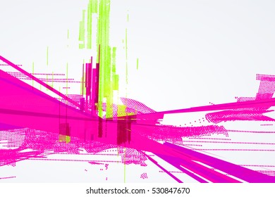 Abstract graphic design, a sense of science and technology background.