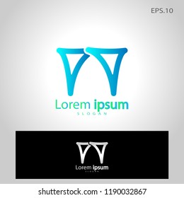 abstract graphic design simple bridge on eps 10