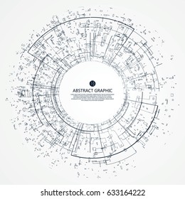 Abstract graphic design, Technology channel.