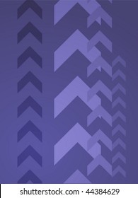 Abstract graphic design of upwards pointing arrows