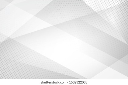 Abstract graphic design white and gray gradient background.geometric modern design.vector Illustration. 