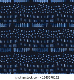 Abstract graphic doodle texture seamless pattern. Ethnic tribal geo stripe vector illustration. Modern wallpaper graphic design. Hand drawn scandi style scribble shapes for home decor background. 