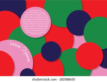 Abstract graphic dots pattern