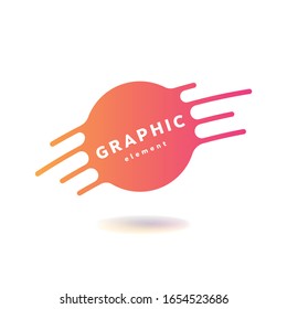 Abstract graphic element Circle background Futuristic flow concept Dynamic liquid lines Fluid structure Frame symbol layout Minimal design Modern symbol Digital art Energy effect template Round lo