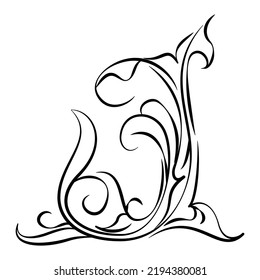 Abstract graphic element design for cloths embroidery art