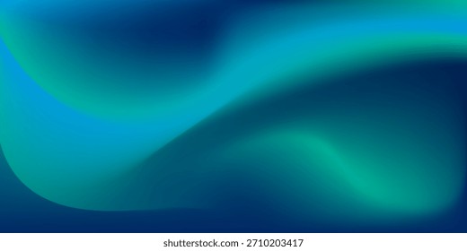 Gráfico abstrato com fundo de gradiente azul e azul com linhas curvas e padrões geométricos cria um moderno