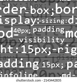 Resumen del fondo del tipo de letra gráfico. Patrón vectorial sin cable.