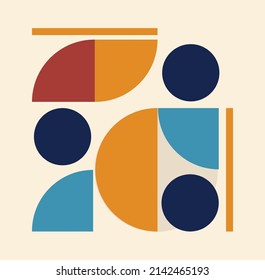 Abstract graphic with geomentric figures