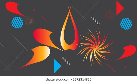 abstract graphic geometric elements. Modern abstract shapes design.  Vector Shapes design