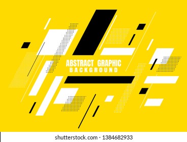 Abstract graphic geometric shapes design for cover, brochure, business card, banner. Vector illustration