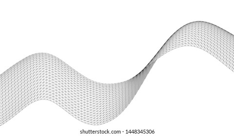 abstract graphic geometry 3d illustration