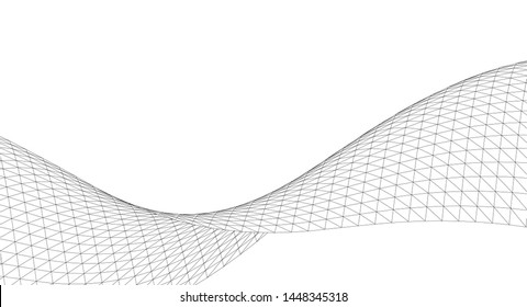 abstract graphic geometry 3d illustration