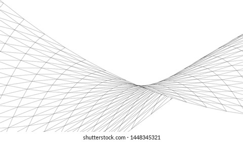 abstract graphic geometry 3d illustration