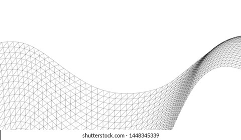 ilustración 3d de geometría gráfica abstracta
