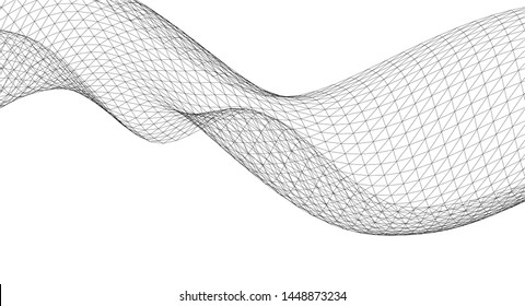 abstract graphic geometry 3d illustration