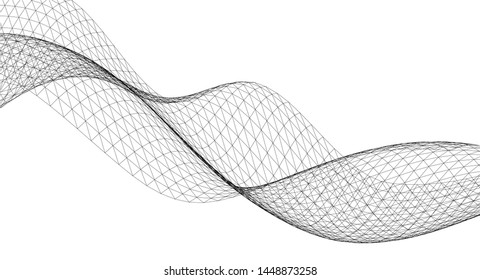 abstract graphic geometry 3d illustration