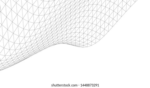 abstract graphic geometry 3d illustration